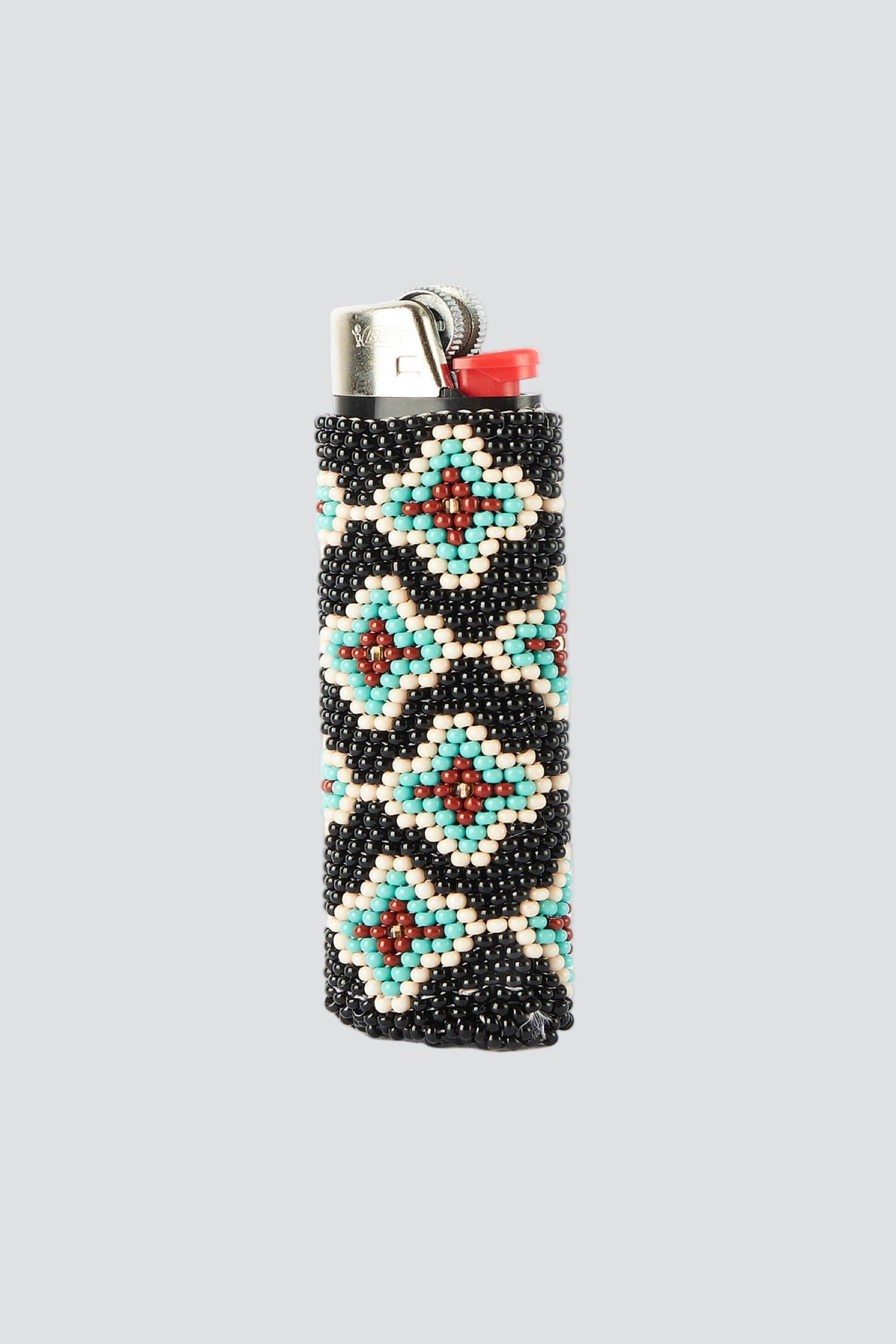 Mint Chip Beaded Lighter Cover