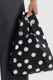 Baby Silver Metallic Polka Dot Baggu