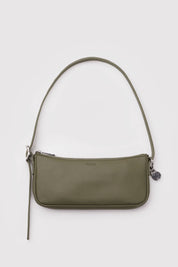 Loden Recycled Leather Pochette