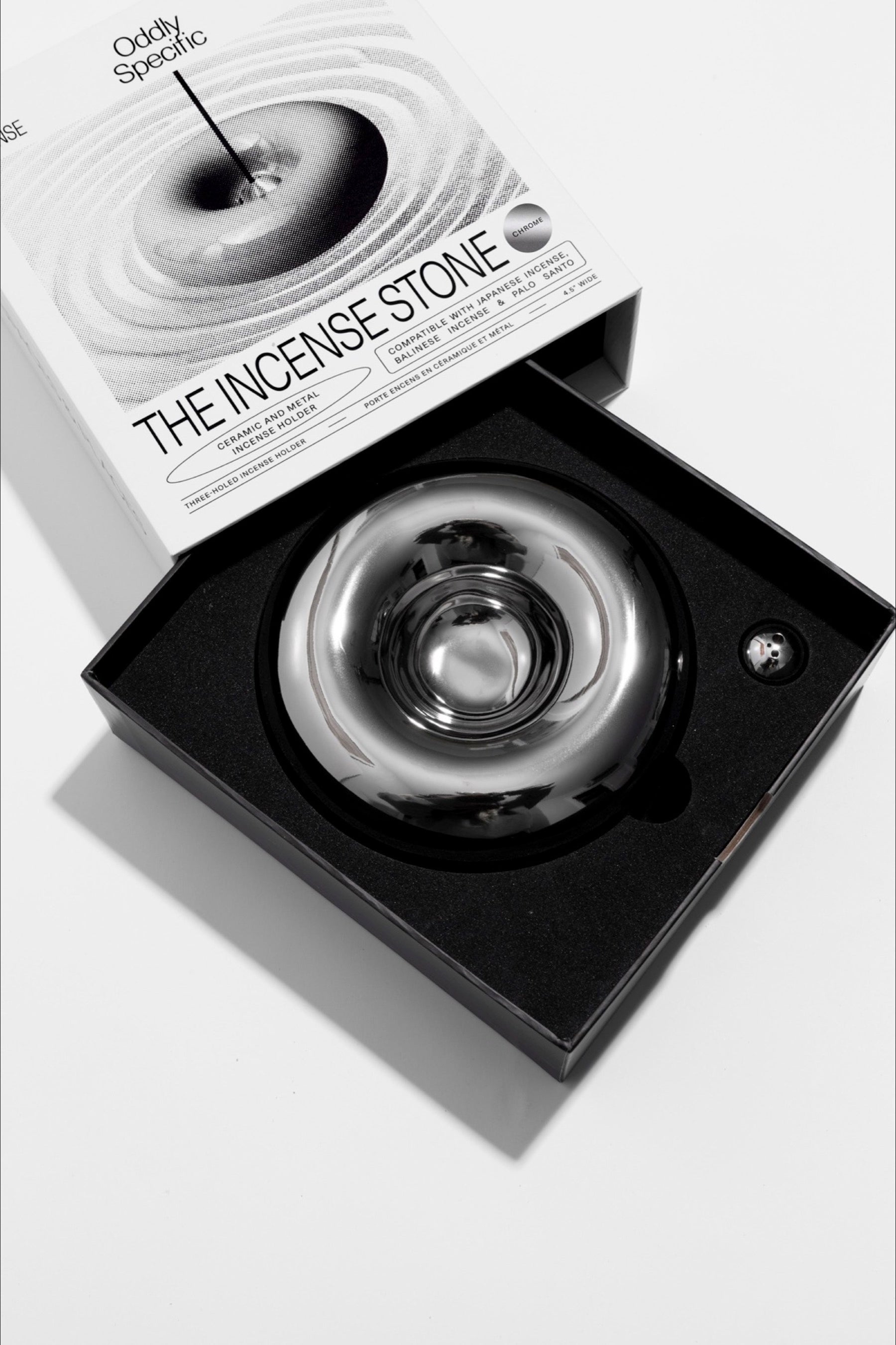 Chrome Incense Holder