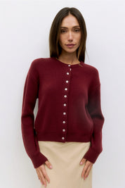 Red Malin Cardigan
