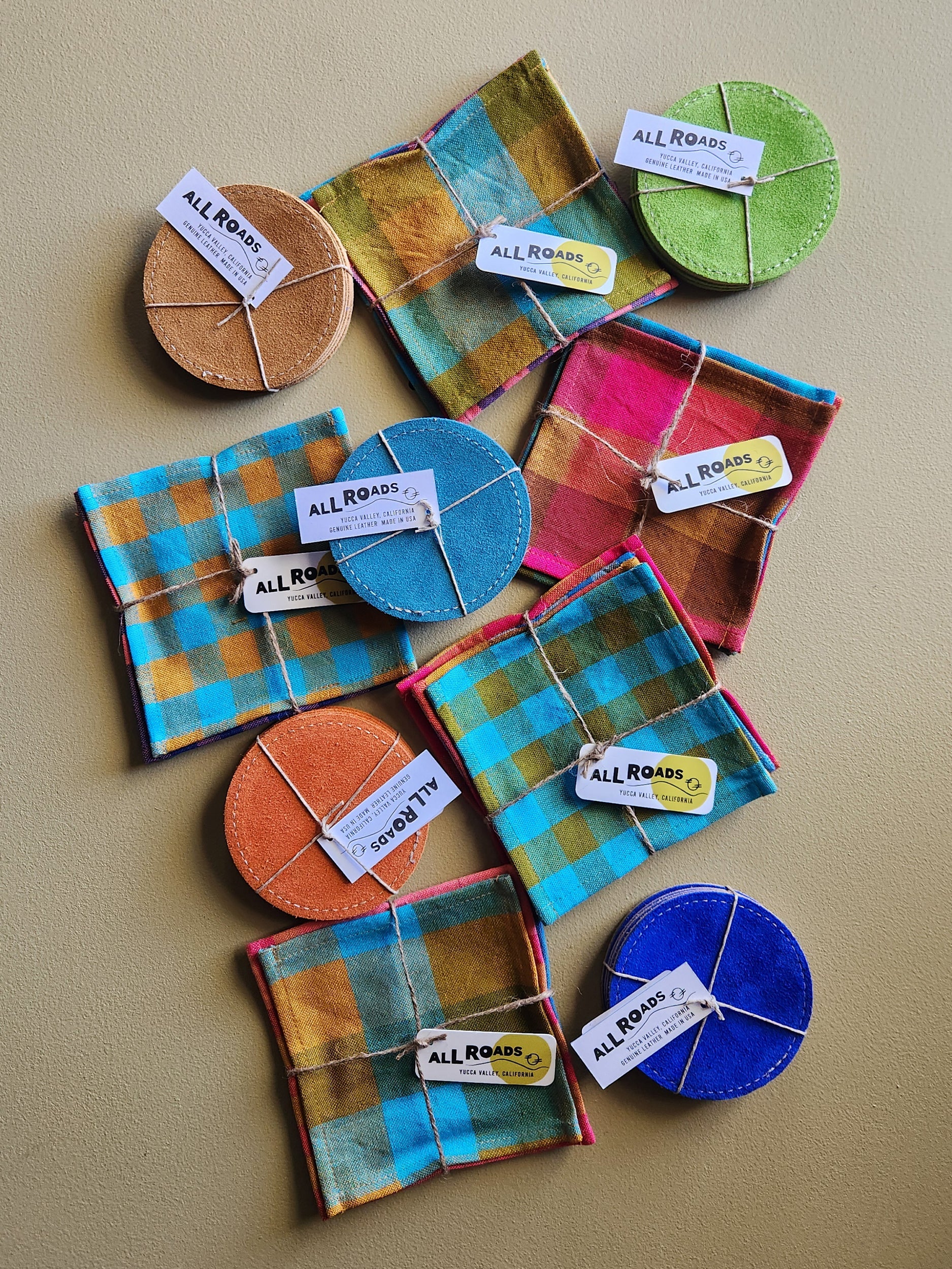 Scrap Cocktail Napkin Set - Spring