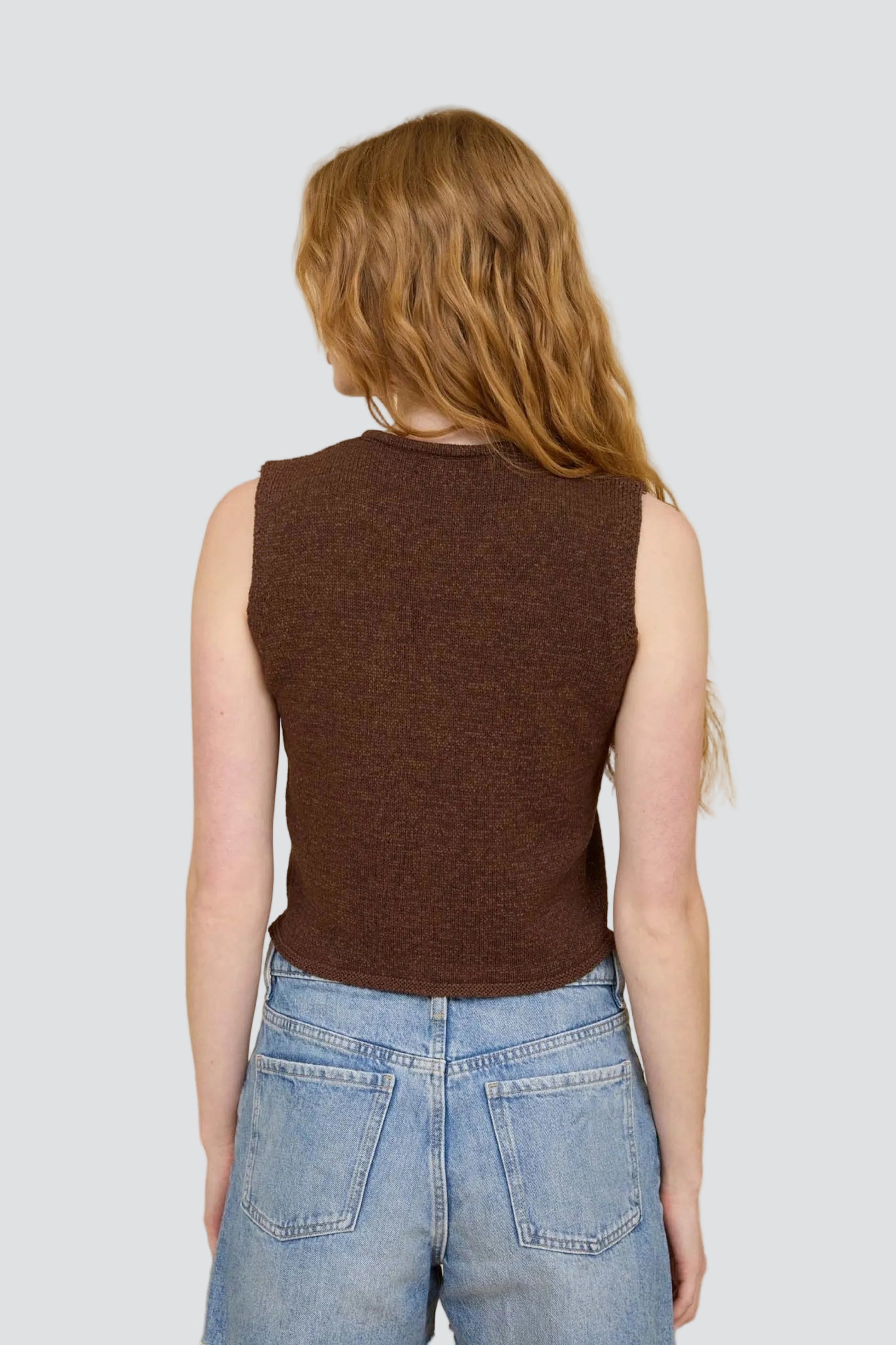Brown Rachel Tank
