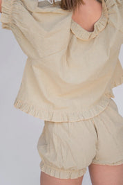 Green Stripe Romeo Top