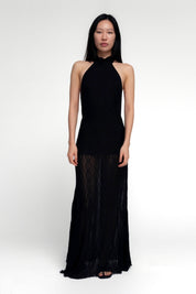 Black Flora Dress