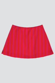 Raspberry Stripe Darcy Skort