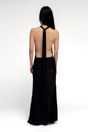 Black Flora Dress