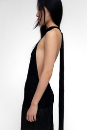 Black Flora Dress