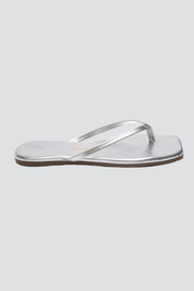 Silver Lily Square Toe Sandal