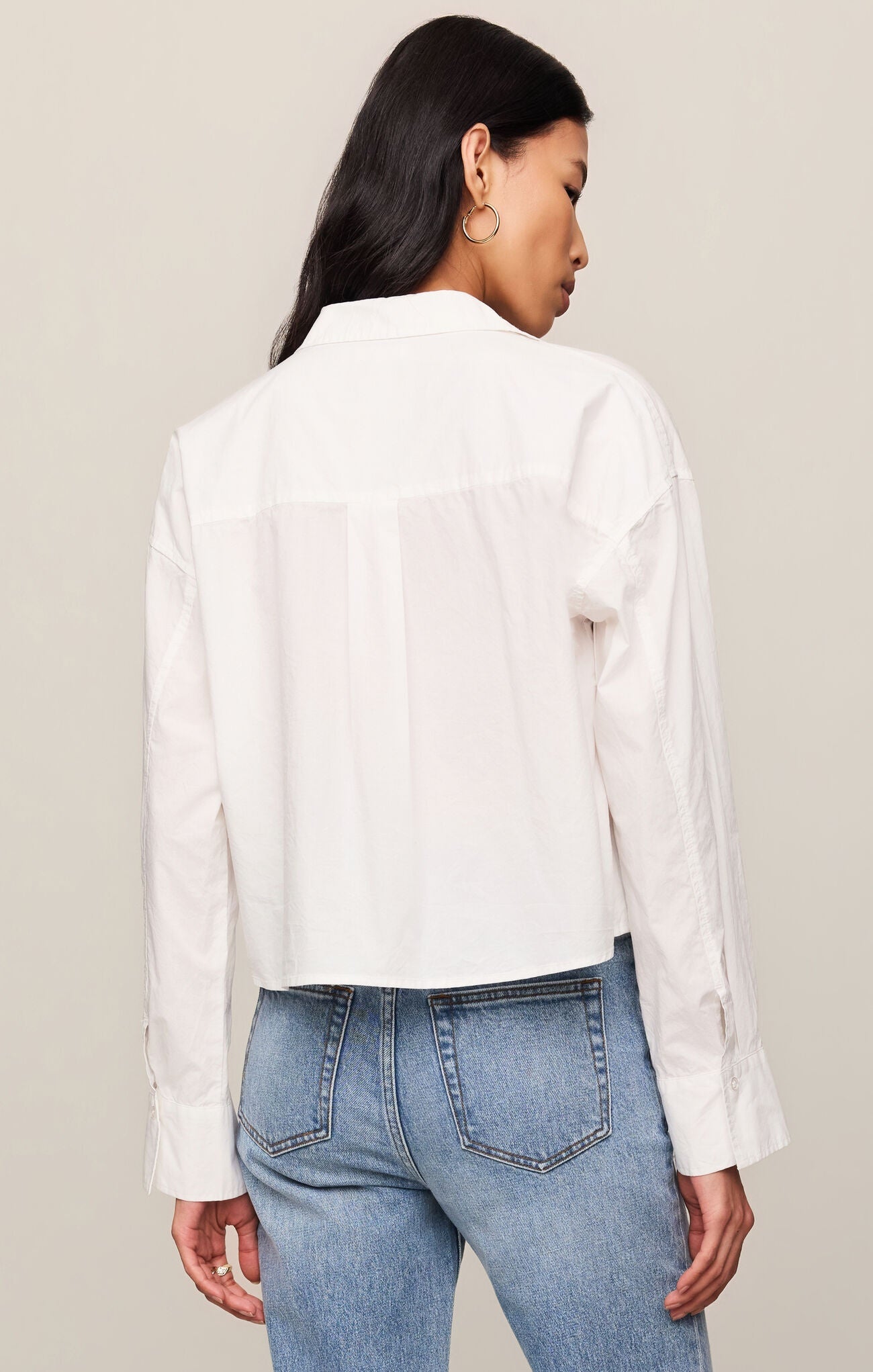 White Favorite Button Up Top