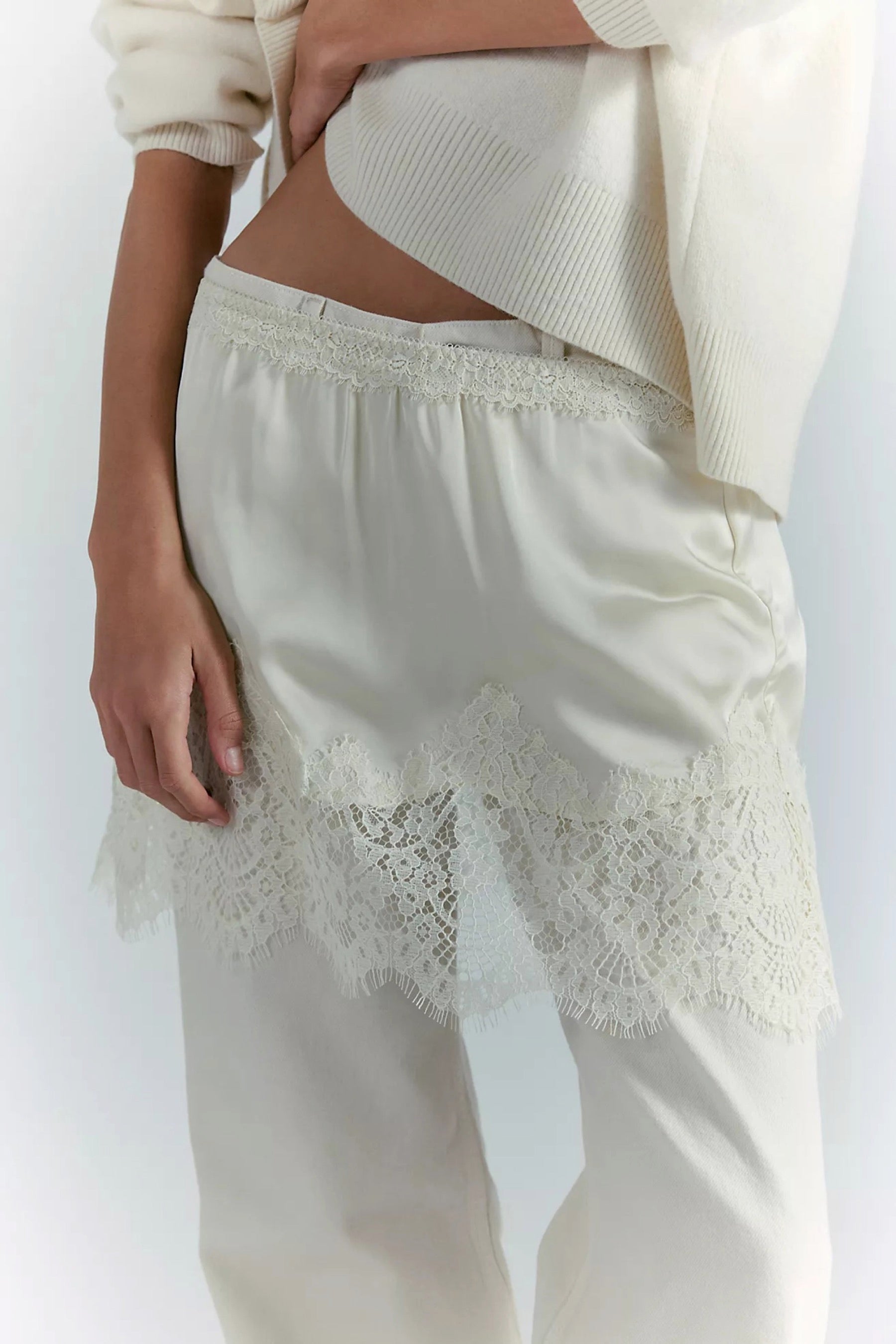 Tofu Meet In The Middle Slip Skirt