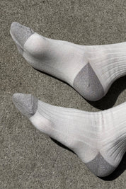 Silver Glow Her Socks