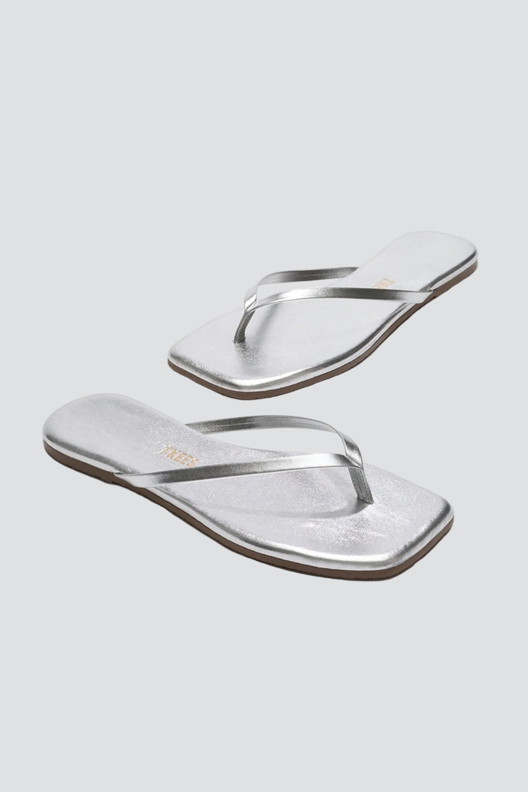 Silver Lily Square Toe Sandal
