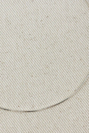 Silver Thin Herringbone Chain