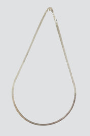 Silver Thick Herringbone Chain