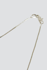 Silver Thin Herringbone Chain
