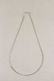 Silver Thin Herringbone Chain