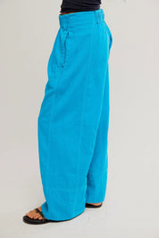 Hawaiian Ocean Days End Linen Pant
