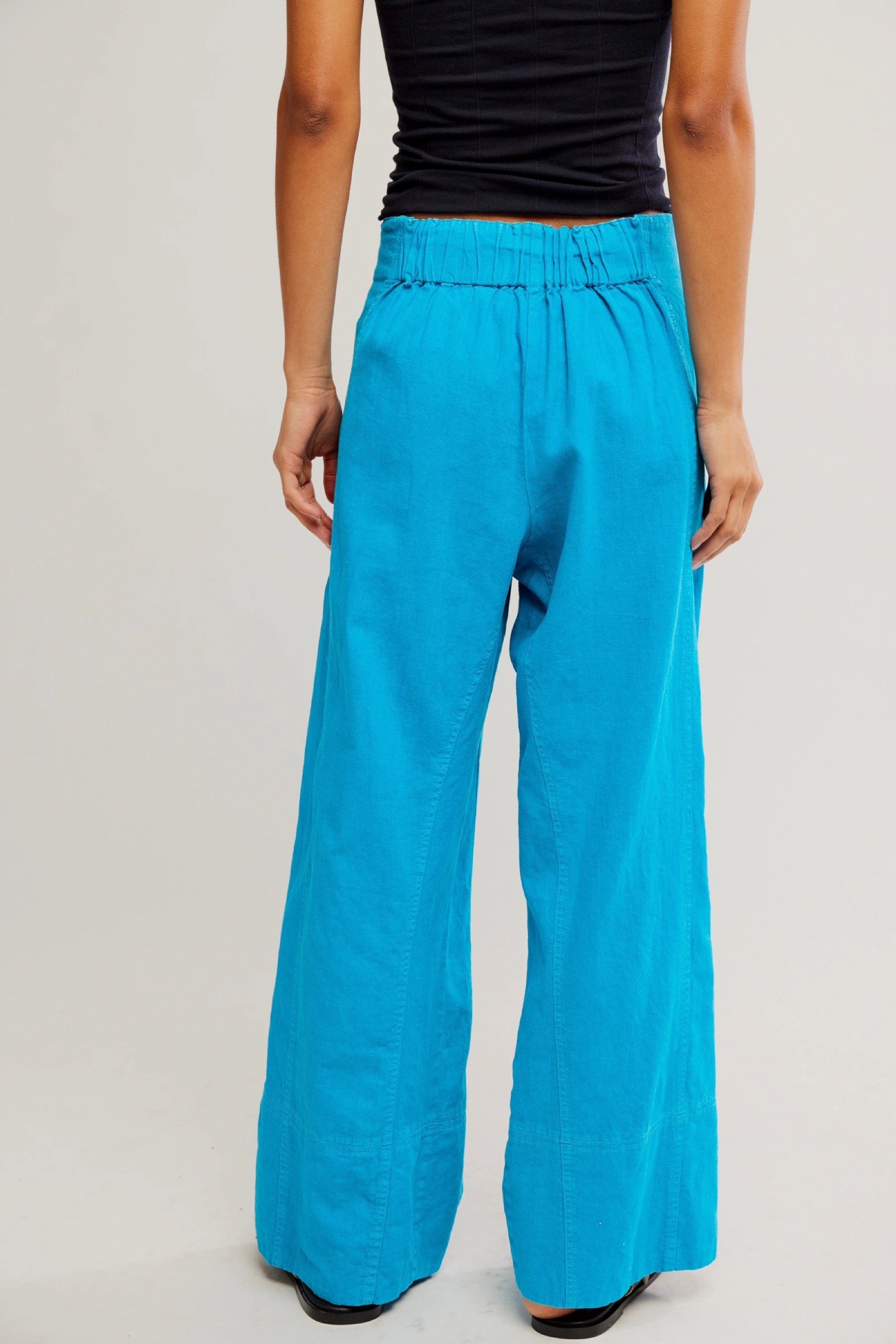 Hawaiian Ocean Days End Linen Pant