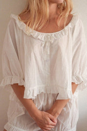 White Romeo Top