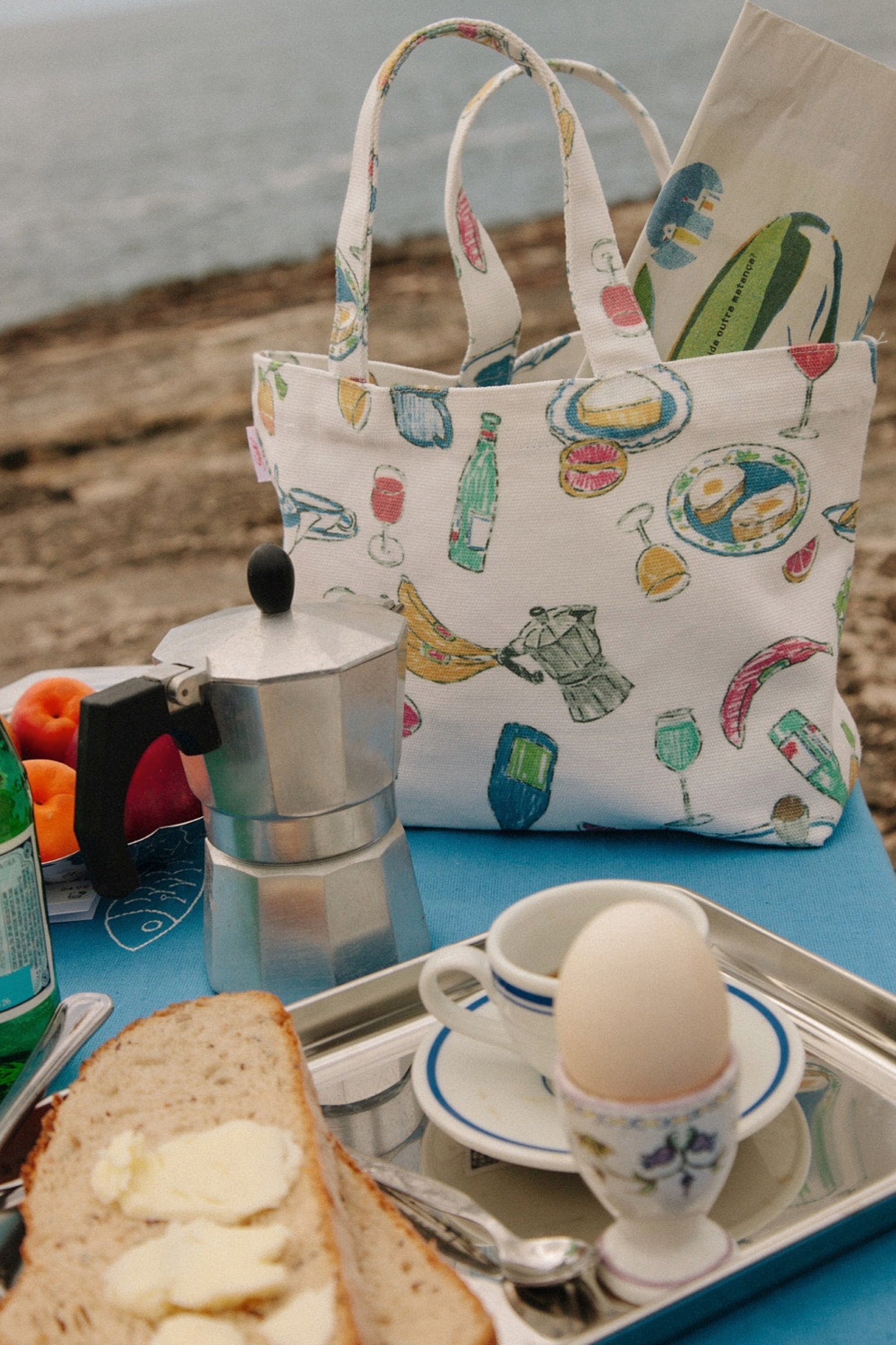 Euro Breakfast Baby Tote