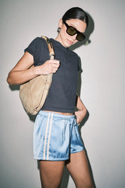 Baby Blue Claudia Stripe Shorts