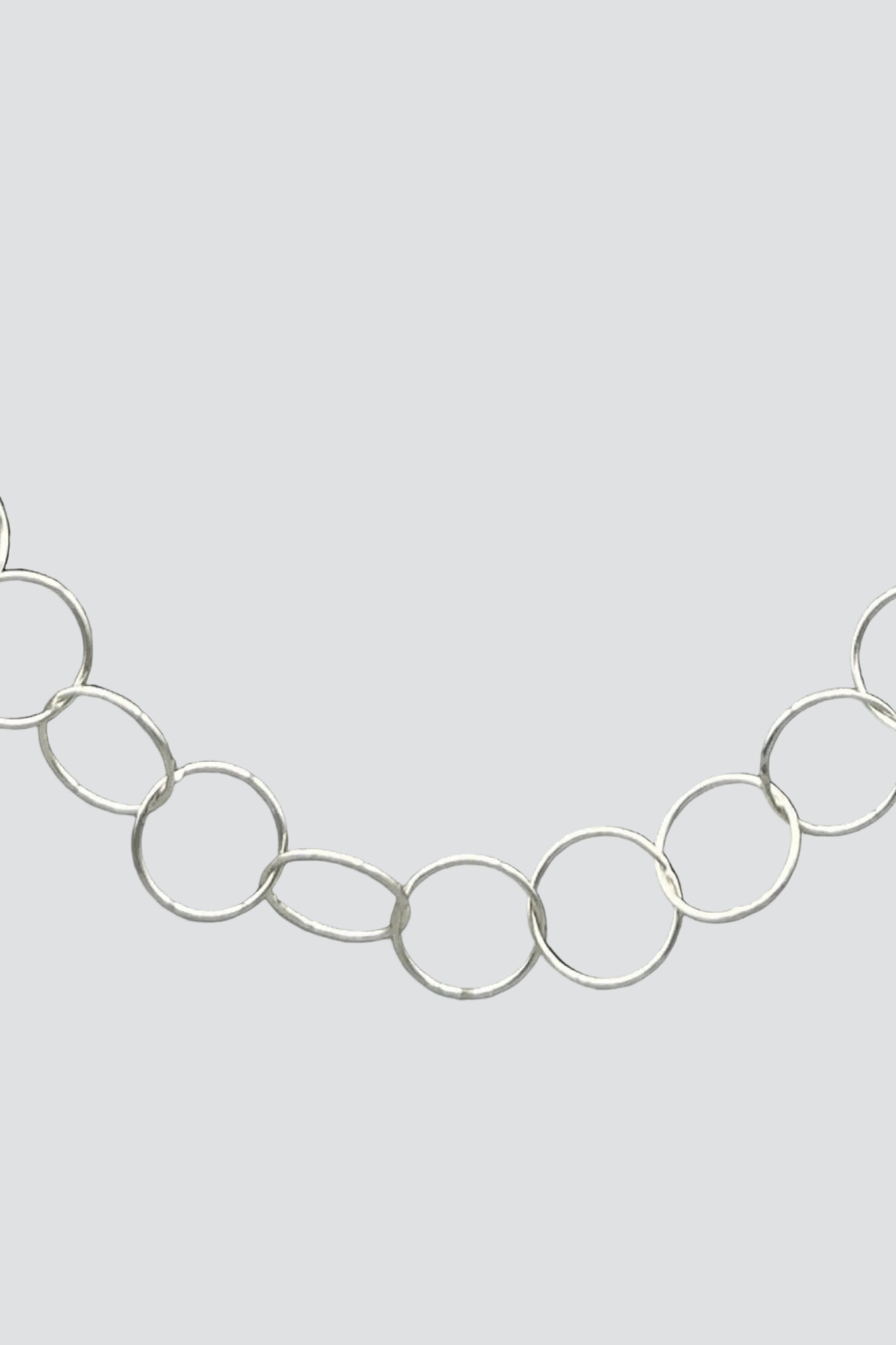 Silver Round Link Bracelet
