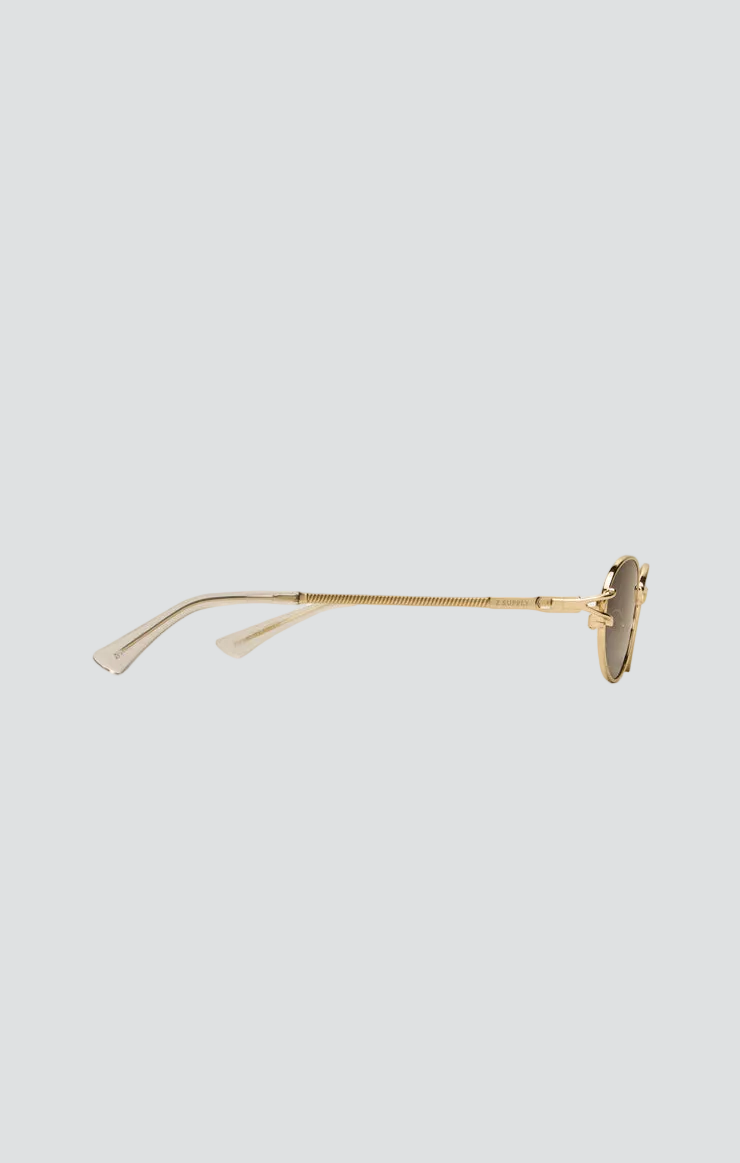 Gold Gradient Porto Sunglasses