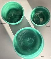 Large Teal Serving Bowl