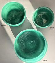 Small Teal Serving Bowl