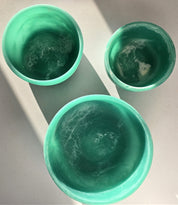 Large Teal Serving Bowl