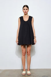 Black Delia Swing Dress