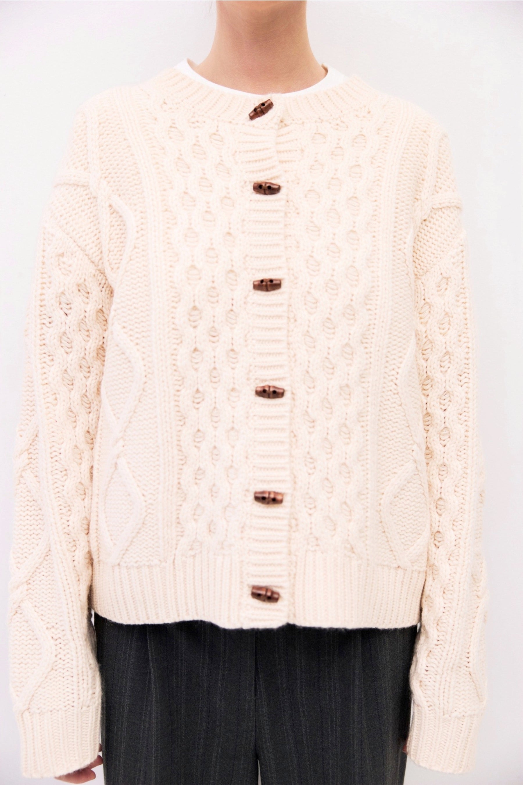 Cream Deena Cardigan