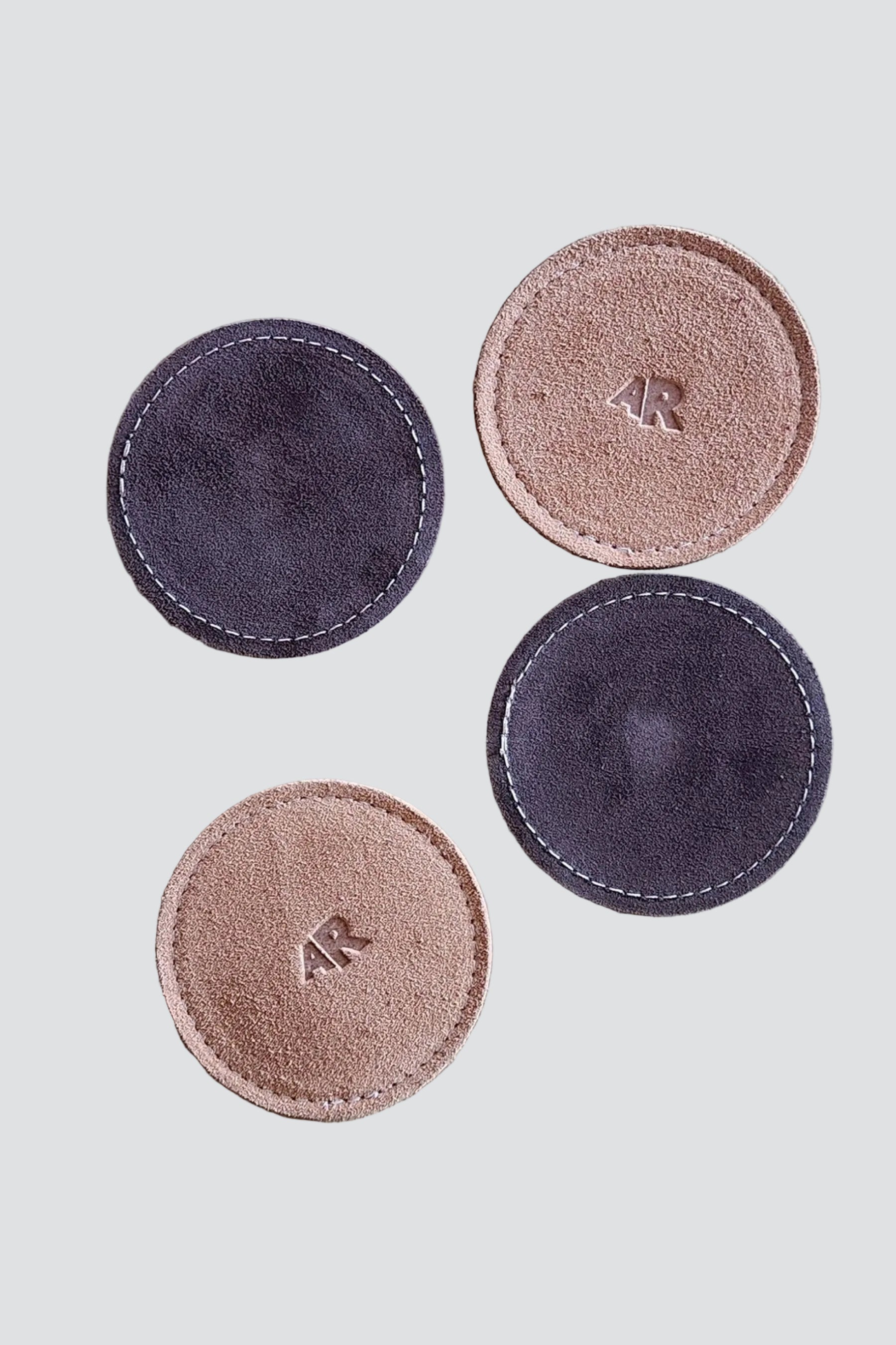 Chocolate Suede Coasters