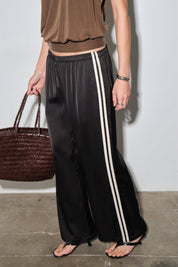 Black Frankie Stripe Pant