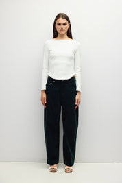White Janel Top