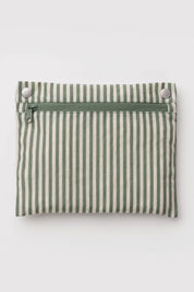 Sage Stripe Cloud Bag