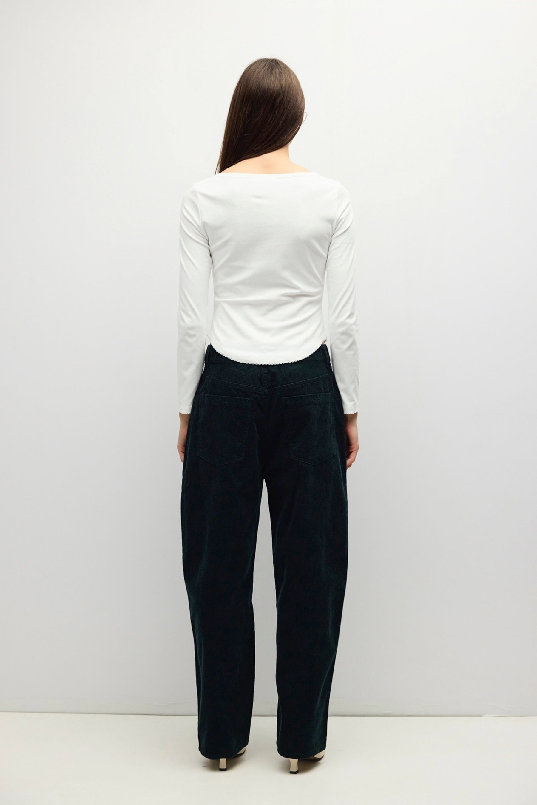 White Janel Top