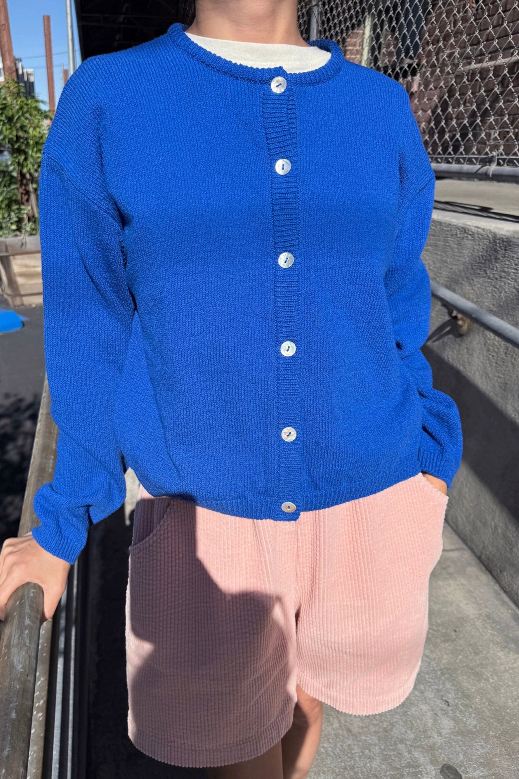 Cobalt Leila Cotton Cardigan