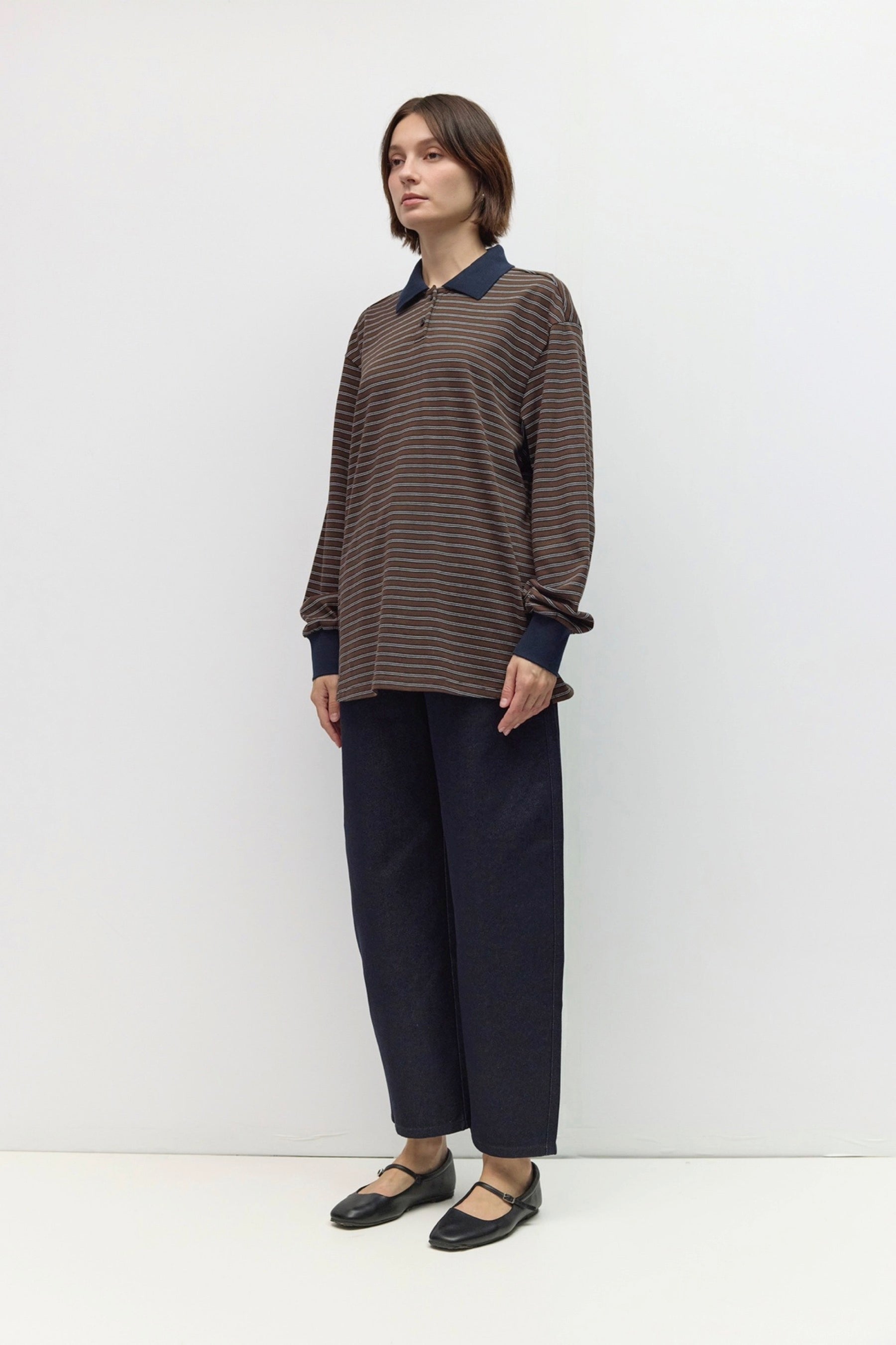 Stripe Sam Oversized Polo