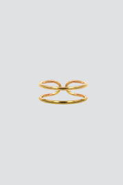 Gold Mini Parallel Ring