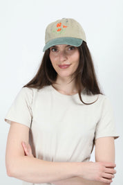 Two Tone Poppy Hat