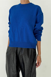 Cobalt Milo Cotton Sweater