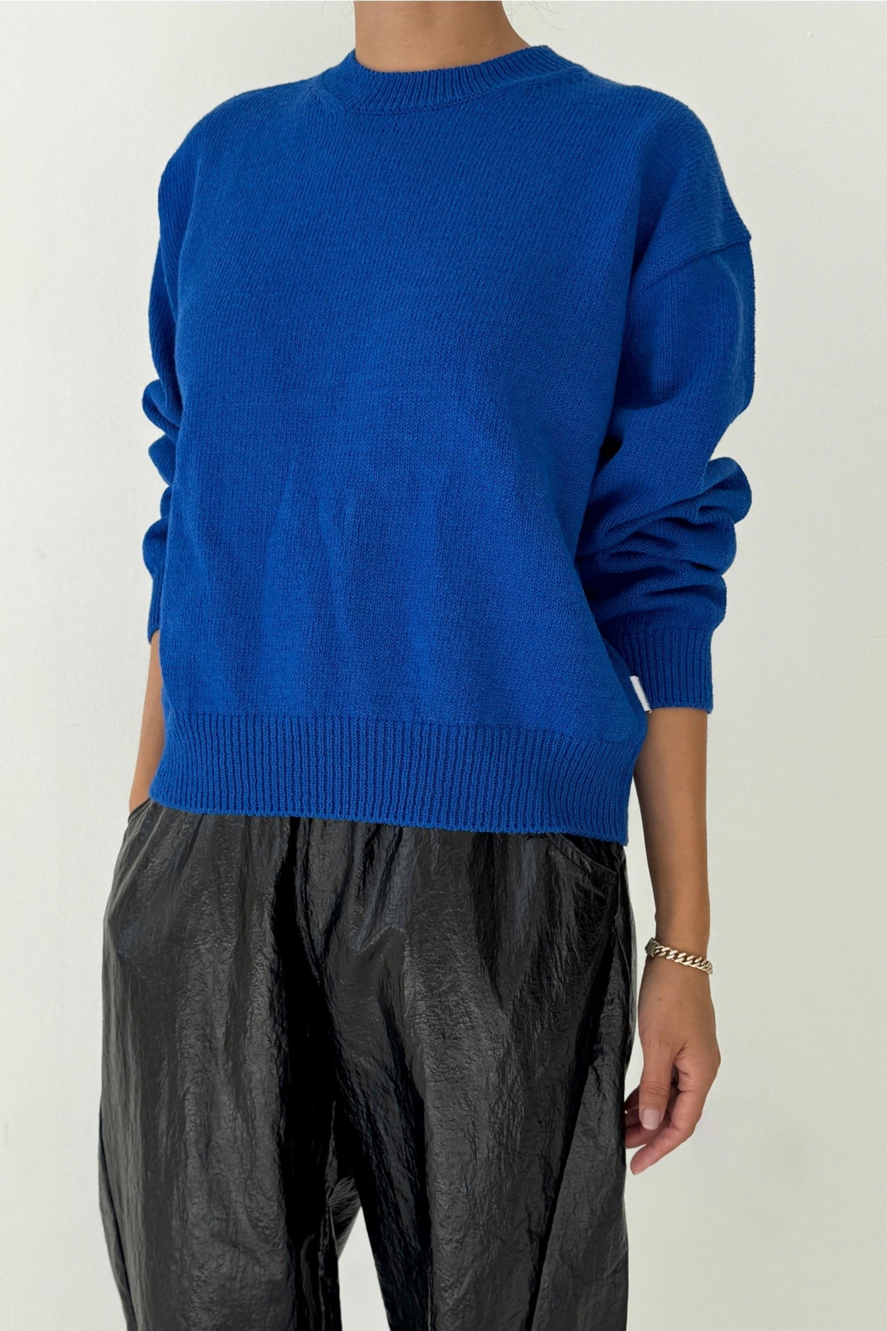 Cobalt Milo Cotton Sweater