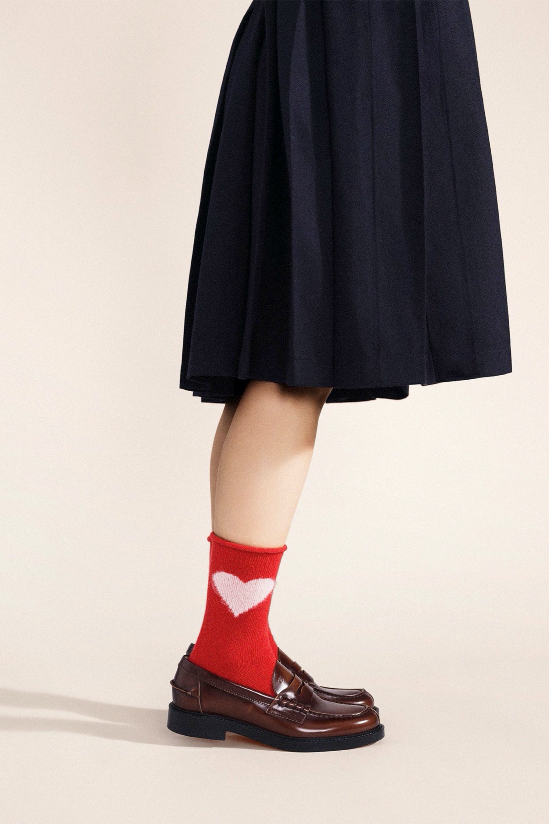 Red Love Cashmere Crew