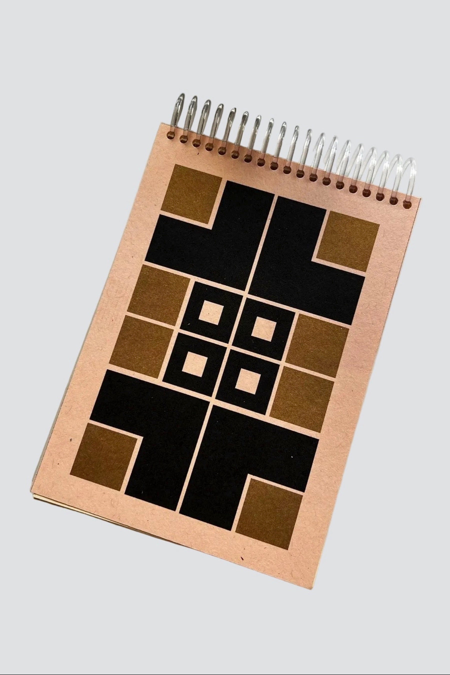 Pink & Gold Risograph Notebook