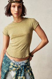 Palm Leaf Be My Baby Tee