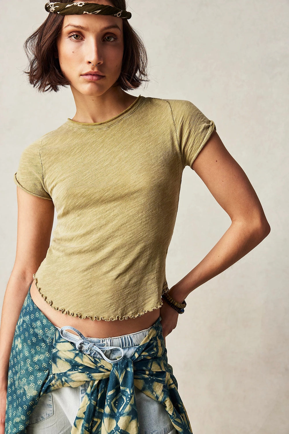Palm Leaf Be My Baby Tee