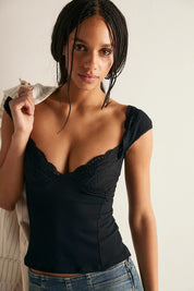 Black Blush Hour Top