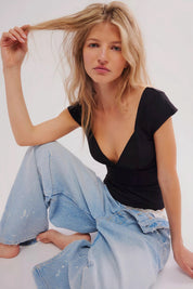 Black Duo Corset Cami